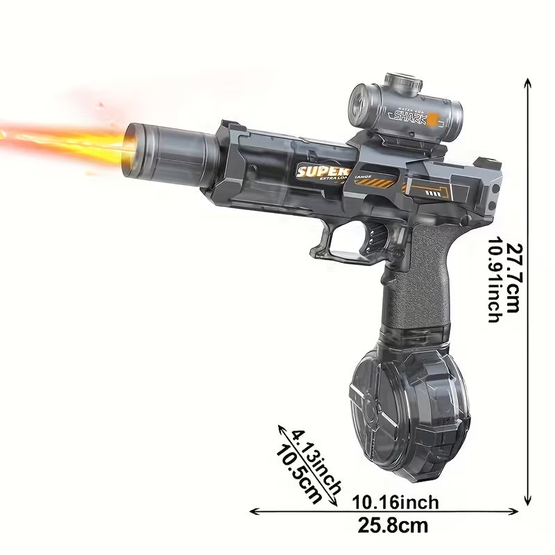 Electric Desert Eagle Water Gun with Flame Light Effect