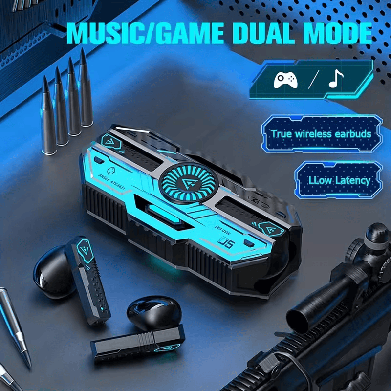 Wireless Gaming Headphones with Noise-Canceling